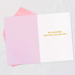 Party Like You Did Before Kids Funny Birthday Card