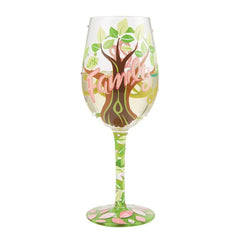 Lolita Life Is Better With Family Wine Glass, 15 oz.
