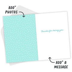 Life's Colorful With You Photo Collage Custom Easter Card