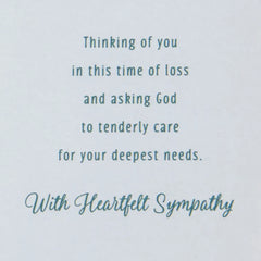 Our Prayers Are With You Religious Sympathy Card