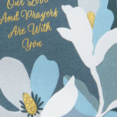Our Prayers Are With You Religious Sympathy Card
