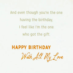 You See Goodness All Around You Romantic Birthday Card for Wife