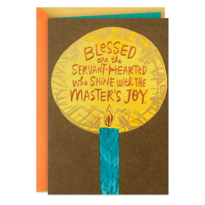 Your Ministry Is a Blessing Religious Thank You Card