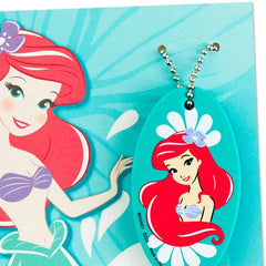 Disney The Little Mermaid Ariel Birthday Card With Keychain for Her