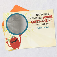 Young and Great-Looking Funny Birthday Card