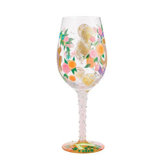 Lolita Happy 70th Birthday Handpainted Wine Glass, 15 oz.