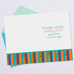 Love and Joy Spanish-Language Birthday Card for Godson