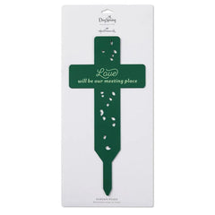 Love Cross Garden Stake, 10.25"