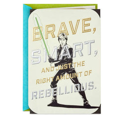 Star Wars™ A Force to Be Reckoned With Birthday Card for Son
