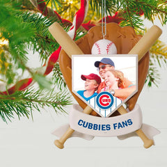 MLB Chicago Cubs™ Baseball Personalized Ornament, Custom Photo and Text