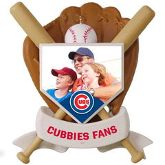 MLB Chicago Cubs™ Baseball Personalized Ornament, Custom Photo and Text