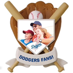 MLB Los Angeles Dodgers™ Baseball Personalized Ornament, Custom Photo and Text