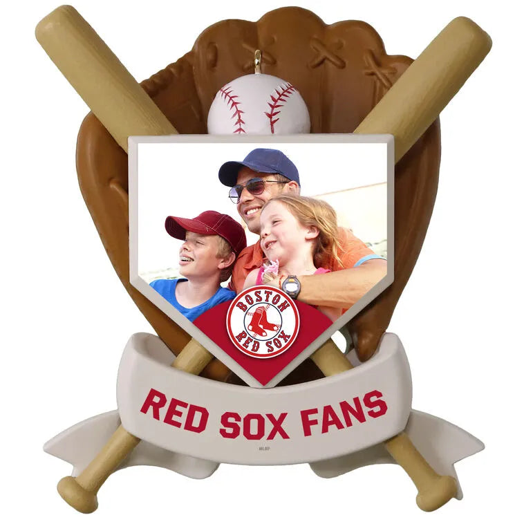 MLB Boston Red Sox™ Baseball Personalized Ornament, Custom Photo and Text
