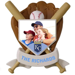 MLB Kansas City Royals™ Baseball Personalized Ornament, Custom Photo and Text