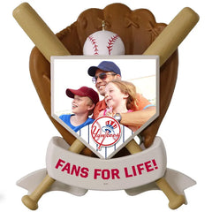 MLB New York Yankees™ Baseball Personalized Ornament, Custom Photo and Text