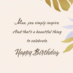 You Simply Inspire Birthday Card