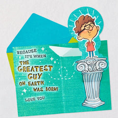Love This Day and You Funny Pop-Up Birthday Card for Him