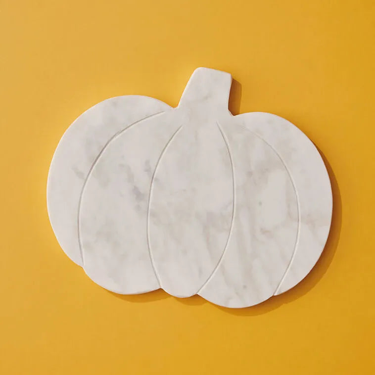 Marble Pumpkin Serving Board, 10x8