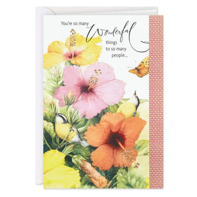 Marjolein Bastin You Are Wonderful Birthday Card