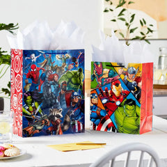 Marvel Super Heroes 2-Pack Assorted Large and XL Gift Bags
