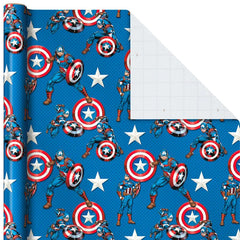 Marvel Avengers 3-Pack Wrapping Paper Roll Bundle, 60 sq. ft. total