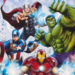Marvel Avengers Super-Heroic Kids Birthday Card with Sound
