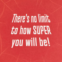 Marvel Spider-Man No Limit Birthday Card for Grandson With Decal