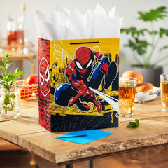 13" Marvel Spider-Man on City Scene Large Gift Bag