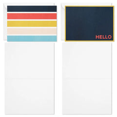 Tailored Graphics Assorted Blank Notes in Designed Box, Pack of 24