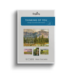 Max Lucado Let God Be God Assorted Religious Thinking of You Cards, Box of 12