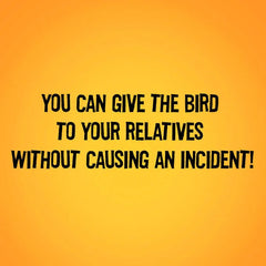Maxine™ Give the Bird to Your Relatives Funny Thanksgiving Card