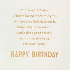 You're a Good Son and So Much More Birthday Card