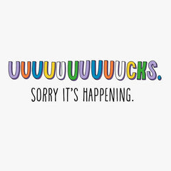 This Sucks Funny Encouragement Card