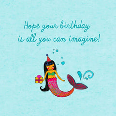 UNICEF Mermaid Birthday Card
