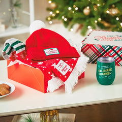 4" Merry Mix 3-Pack Small Christmas Gift Boxes Assortment