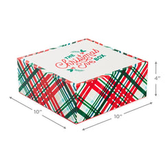 4" Merry Mix 3-Pack Small Christmas Gift Boxes Assortment