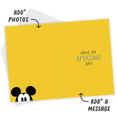 Disney Mickey Mouse Rockin' Custom Birthday Card