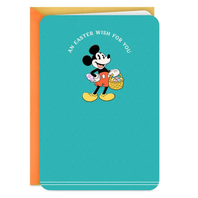Disney Mickey Mouse All Smiles, All Day Easter Card