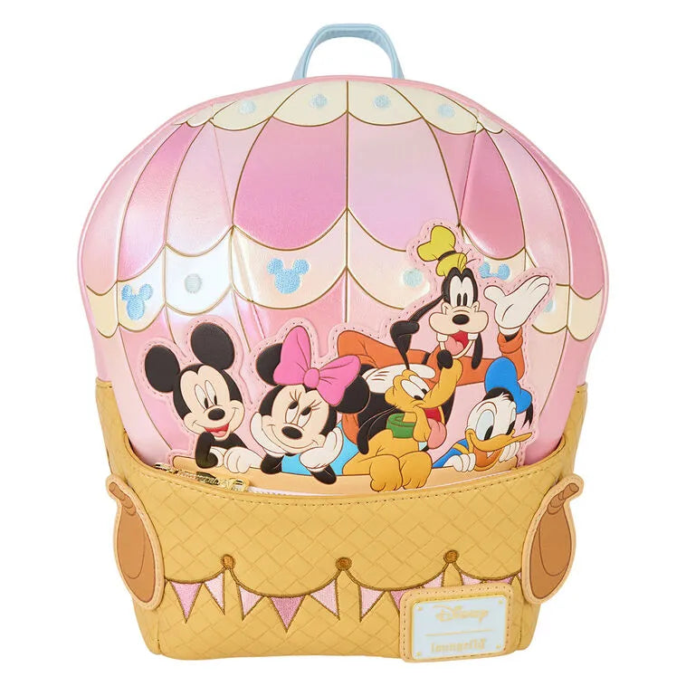Loungefly Disney Mickey and Friends Hot Air Balloon Mini Backpack