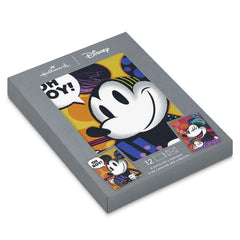 Disney Mickey Mouse and Minnie Mouse Modern Assorted Blank Notes, Pack of 12