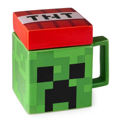 Minecraft Creeper Square Mug With Game Sounds, 15 oz.