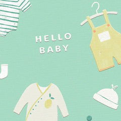 Hello Baby Blank New Baby Card