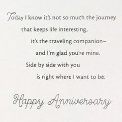 Our Journey in Love 25th Anniversary Card for Wife
