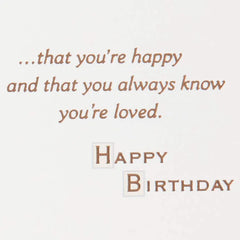 Always Know You're Loved Birthday Card for Son
