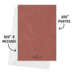 Modern Boho Joy Flat Holiday Photo Card