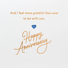 More Grateful Than Ever for You Anniversary Card for Wife