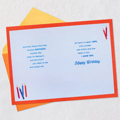 Love You a Million Times Birthday Card for Son