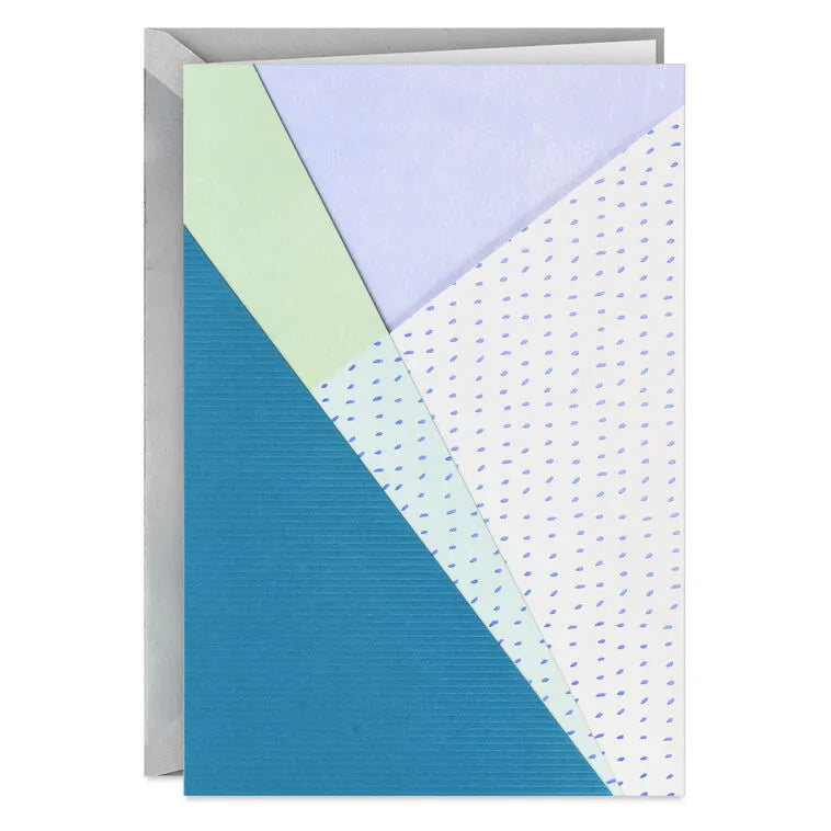 Modern Geometric Pattern Blank Card