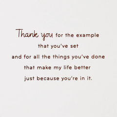 You Make My World Better Birthday Card for Parent