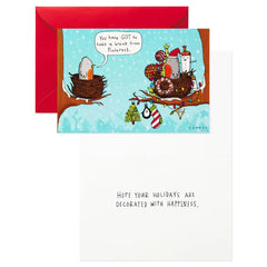Modern Holidays Funny Assorted Boxed Christmas Cards, Pack of 24
